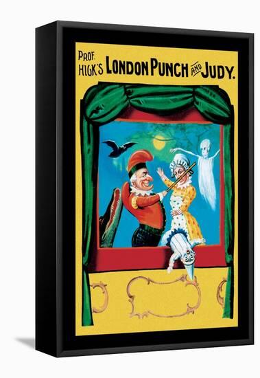 Prof. Hicks London Punch and Judy-null-Framed Stretched Canvas