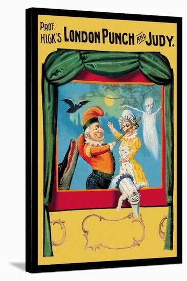 Prof. Hicks London Punch and Judy-null-Stretched Canvas