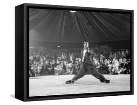 Professional Dancers Performing the Mambo-Yale Joel-Framed Stretched Canvas