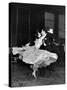 Professional Dancers Waltzing During a Show at the Rainbow Room Above Rockefeller Center-Peter Stackpole-Stretched Canvas