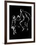 Professional Dancers Willa Mae Ricker and Leon James Show Off the Lindy Hop-Gjon Mili-Framed Photographic Print