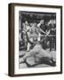 Professional Limbo Dancer Performing with Ease-Ralph Crane-Framed Photographic Print