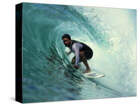 Professional Surfer Riding a Wave-Rick Doyle-Stretched Canvas