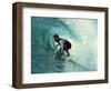 Professional Surfer Riding a Wave-Rick Doyle-Framed Photographic Print