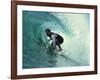 Professional Surfer Riding a Wave-Rick Doyle-Framed Photographic Print