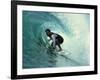 Professional Surfer Riding a Wave-Rick Doyle-Framed Photographic Print