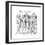 Professional Tradesmen, 14th Century-null-Framed Giclee Print