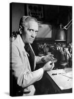 Professor Alexander Fleming Working in Laboratory-Hans Wild-Stretched Canvas