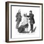 Professor Bergmann Injecting a Tuberculosis Patient, 1891-null-Framed Giclee Print