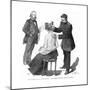 Professor Bergmann Injecting a Tuberculosis Patient, 1891-null-Mounted Giclee Print