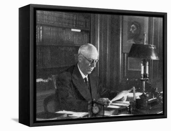 Professor Charles Laubry, French Cardiologist, 1940-null-Framed Stretched Canvas