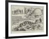 Professor Dale's Balloon Adventure at Gibraltar-null-Framed Giclee Print