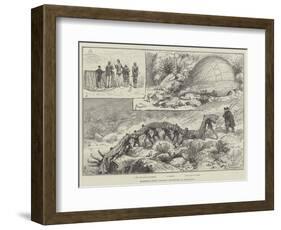 Professor Dale's Balloon Adventure at Gibraltar-null-Framed Giclee Print