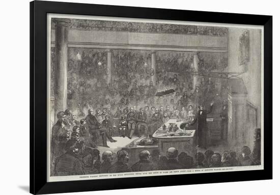 Professor Faraday Lecturing at the Royal Institution-Alexander Blaikley-Framed Giclee Print