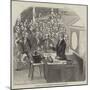 Professor Faraday's Lecture at the Royal Institution-null-Mounted Giclee Print