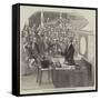 Professor Faraday's Lecture at the Royal Institution-null-Framed Stretched Canvas