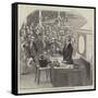 Professor Faraday's Lecture at the Royal Institution-null-Framed Stretched Canvas