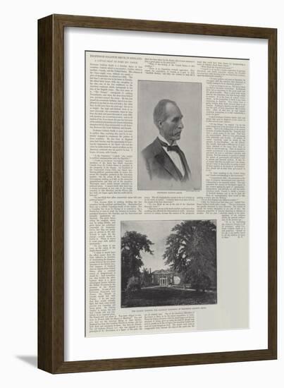 Professor Goldwin Smith in England-null-Framed Giclee Print