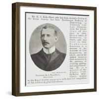 Professor H S Hele-Shaw-null-Framed Giclee Print