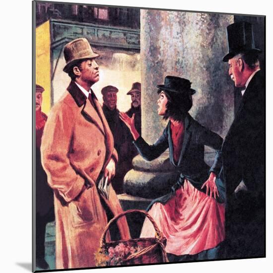 Professor Higgins and Eliza Doolittle-Ralph Bruce-Mounted Giclee Print