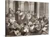Professor Lecturing at the Al-Azhar University, Cairo, in the 19th Century, from 'El Mundo…-null-Stretched Canvas