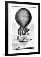 Professor Lowe's Balloon, C1859-null-Framed Giclee Print