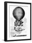 Professor Lowe's Balloon, C1859-null-Framed Giclee Print