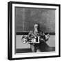 Professor Norbert Wiener, American Mathematician Founder of Cybernetics, Mit, Cambridge, MA, 1949-Alfred Eisenstaedt-Framed Photographic Print