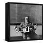 Professor Norbert Wiener, American Mathematician Founder of Cybernetics, Mit, Cambridge, MA, 1949-Alfred Eisenstaedt-Framed Stretched Canvas