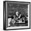 Professor Norbert Wiener, American Mathematician Who Founded Cybernetics, in Classroom at MIT-Alfred Eisenstaedt-Framed Premium Photographic Print