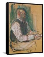 Professor Robert Wurz (1858-1919) 1901-Henri de Toulouse-Lautrec-Framed Stretched Canvas