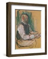 Professor Robert Wurz (1858-1919) 1901-Henri de Toulouse-Lautrec-Framed Giclee Print