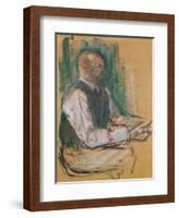 Professor Robert Wurz (1858-1919) 1901-Henri de Toulouse-Lautrec-Framed Giclee Print