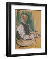 Professor Robert Wurz (1858-1919) 1901-Henri de Toulouse-Lautrec-Framed Giclee Print