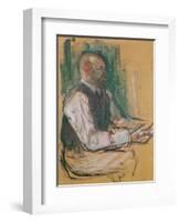 Professor Robert Wurz (1858-1919) 1901-Henri de Toulouse-Lautrec-Framed Giclee Print