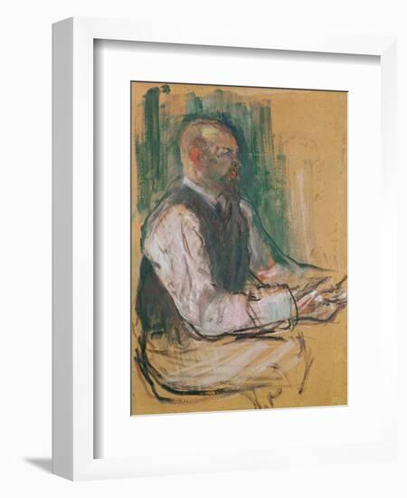 Professor Robert Wurz (1858-1919) 1901-Henri de Toulouse-Lautrec-Framed Giclee Print