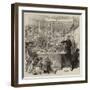 Professor Tyndall Lecturing at the Royal Institution-null-Framed Giclee Print