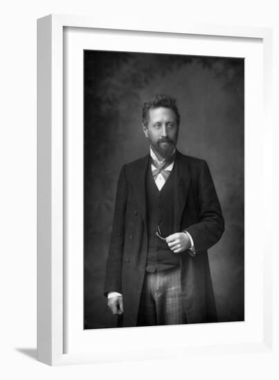 Professor William Edward Ayrton (1847-190), British Physicist and Electrical Engineer, 1893-W&d Downey-Framed Photographic Print