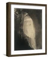 Profil de lumière: profil de femme voilée-Odilon Redon-Framed Giclee Print