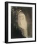 Profil de lumière: profil de femme voilée-Odilon Redon-Framed Giclee Print