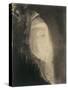 Profil de lumière: profil de femme voilée-Odilon Redon-Stretched Canvas