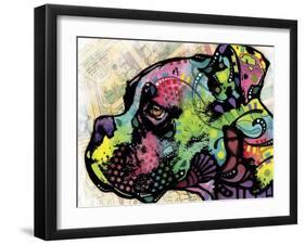 Profile Boxer Deco-Dean Russo-Framed Giclee Print