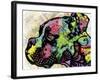 Profile Boxer Deco-Dean Russo-Framed Giclee Print