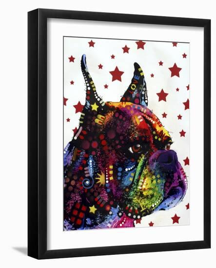 Profile Boxer-Dean Russo-Framed Giclee Print