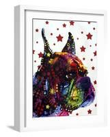 Profile Boxer-Dean Russo-Framed Giclee Print