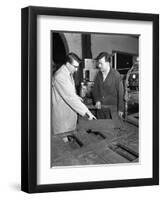 Profile Cutting, Sheffield, South Yorkshire, 1964-Michael Walters-Framed Photographic Print