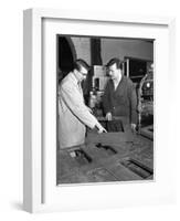 Profile Cutting, Sheffield, South Yorkshire, 1964-Michael Walters-Framed Photographic Print