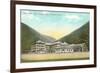 Profile House, Franconia Notch, New Hampshire-null-Framed Premium Giclee Print