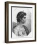 Profile Illustration of Augustus Caesar-null-Framed Giclee Print