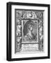 Profile Illustration of Julius Caesar-null-Framed Giclee Print